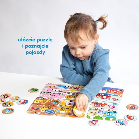 Puzzle Pojazdy małe i duże Puzzle Pojazdy małe i duże