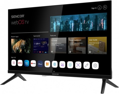 Telewizor 24 cale Smart webOS LG 12/240V SLE 24S830WB Wi-Fi BT Telewizor 24 cale Smart webOS LG 12/240V SLE 24S830WB Wi-Fi BT