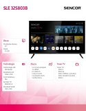 Telewizor 32 cale Smart webOS LG SLE 32S803B DVB-T/T2/C/S/S2 BT5