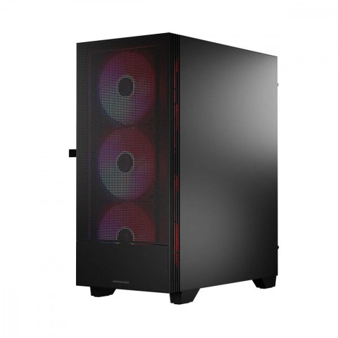 Obudowa komputerowa Siroco ARGB Flow Midi USB 3.0x2+Type-C Czarna Obudowa komputerowa Siroco ARGB Flow Midi USB 3.0x2+Type-C Czarna