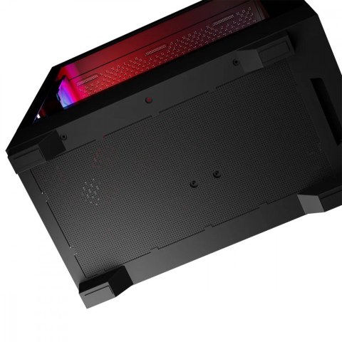 Obudowa komputerowa Siroco ARGB Flow Midi USB 3.0x2+Type-C Czarna Obudowa komputerowa Siroco ARGB Flow Midi USB 3.0x2+Type-C Czarna