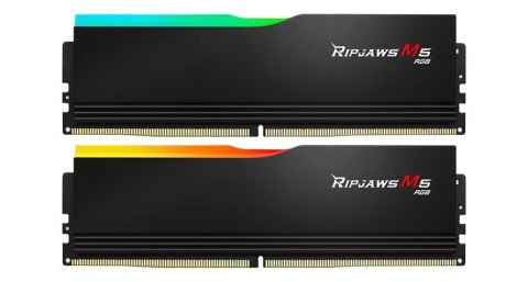 Pamięć PC DDR5 64GB (2x32GB) Ripjaws M5 RGB 5200MHz CL40 XMP3 Czarny Pamięć PC DDR5 64GB (2x32GB) Ripjaws M5 RGB 5200MHz CL40 XMP3 Czarny