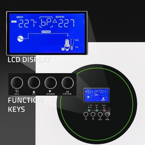 Modularny Hybrydowy Inwerter solarny Off-Grid 6.2kVA | 6.2kW | 120A | MPPT | 12 jednostek | BMS | Sinus | opcja Wi-Fi | Power Modularny Hybrydowy Inwerter solarny Off-Grid 6.2kVA | 6.2kW | 120A | MPPT | 12 jednostek | BMS | Sinus | opcja Wi-Fi | Power