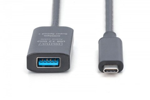 Kabel przedłużający aktywny USB-C - USB-A, USB 3.2 Gen2, 10Gbps, 5m Kabel przedłużający aktywny USB-C - USB-A, USB 3.2 Gen2, 10Gbps, 5m
