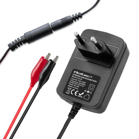 Automatyczna ładowarka do akumulatora AGM GEL STD 6V | 1A | Prostownik z sygnalizatorem LED Automatyczna ładowarka do akumulatora AGM GEL STD 6V | 1A | Prostownik z sygnalizatorem LED