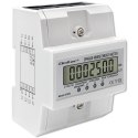 Trójfazowy elektroniczny licznik | miernik zużycia energii na szynę DIN | 400V | 100A | LCD | 4P