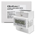 Trójfazowy elektroniczny licznik | miernik zużycia energii na szynę DIN | 400V | 100A | LCD | 4P