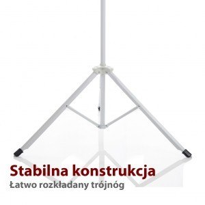 Ekran ręczny na statywie 4:3 84" 170x127cm TS-84 4:3 Ekran ręczny na statywie 4:3 84" 170x127cm TS-84 4:3
