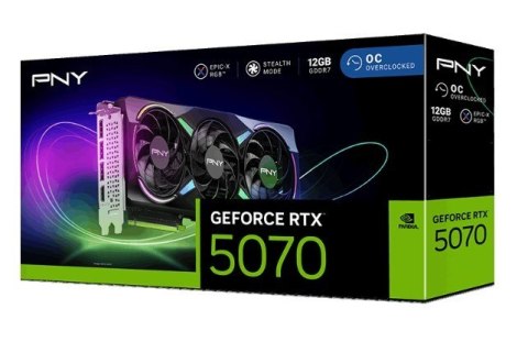 Karta graficzna GeForce RTX5070 OC ARGB 3F 12GB 192-bit 672GB/s Karta graficzna GeForce RTX5070 OC ARGB 3F 12GB 192-bit 672GB/s