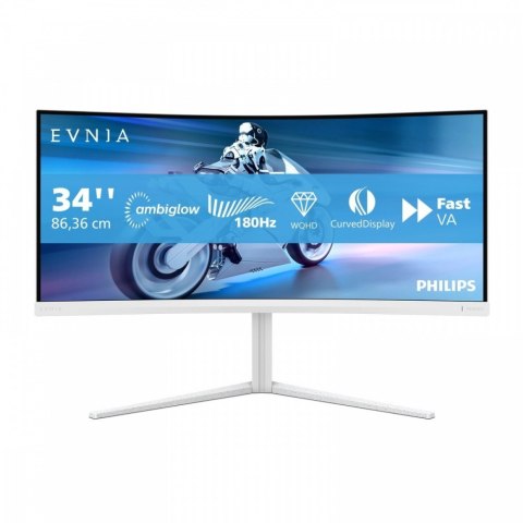 Monitor 34 cale 34M2C5501A Curved VA 180Hz HDMIx2 DP HAS Ambiglow Monitor 34 cale 34M2C5501A Curved VA 180Hz HDMIx2 DP HAS Ambiglow
