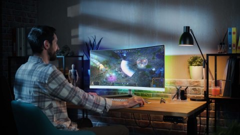 Monitor 34 cale 34M2C5501A Curved VA 180Hz HDMIx2 DP HAS Ambiglow Monitor 34 cale 34M2C5501A Curved VA 180Hz HDMIx2 DP HAS Ambiglow