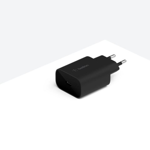 Ładowarka sieciowa 25W USB-C PD 3.0 PPS czarna Ładowarka sieciowa 25W USB-C PD 3.0 PPS czarna