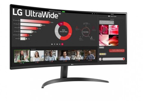 Monitor LG 34WR50QK-B 34 cale IPS Monitor LG 34WR50QK-B 34 cale IPS