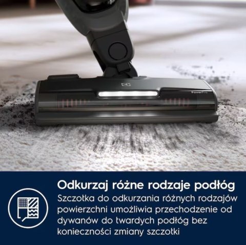 Odkurzacz pionowy Hygienic 500 Well UV ES52HB25SH 55 minut Odkurzacz pionowy Hygienic 500 Well UV ES52HB25SH 55 minut