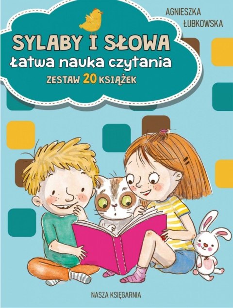 Książeczki Sylaby i słowa. Łatwa nauka czytania - zestaw 20 książek Książeczki Sylaby i słowa. Łatwa nauka czytania - zestaw 20 książek