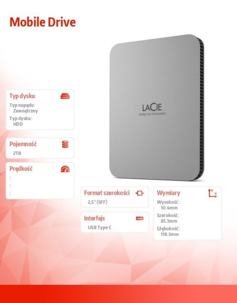 Dysk przenośny 2TB USB-C STLP2000400 Dysk przenośny 2TB USB-C STLP2000400