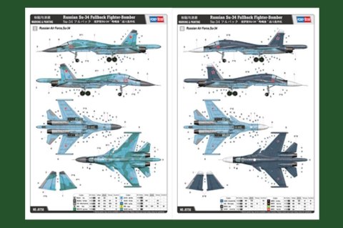 Model plastikowy Russian Su-34 Fullback Model plastikowy Russian Su-34 Fullback