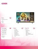 Telewizor LED 43 cale 43A6N