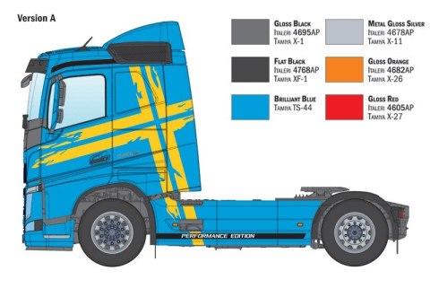 Model plastikowy Volvo FH Low Roof 1/24 Model plastikowy Volvo FH Low Roof 1/24