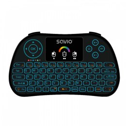 Klawiatura podświetlana mini bezprzewodowa RGB TV Box, Smart TV, konsole, PC, KW-03