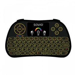 Klawiatura podświetlana mini bezprzewodowa RGB TV Box, Smart TV, konsole, PC, KW-03