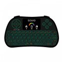 Klawiatura podświetlana mini bezprzewodowa RGB TV Box, Smart TV, konsole, PC, KW-03