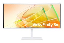 Monitor 34 cale ViewFinity S65CT VA 3440x1440 UWQHD 21:9 1xHDMI 1xDP 2xTB 4.0(90W/15W) 3xUSB 3.0 LAN 5ms 100Hz HAS gł. zakrzyw. 