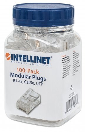 Wtyk RJ45 8P/8C UTP Cat.5e/linka 100szt Wtyk RJ45 8P/8C UTP Cat.5e/linka 100szt