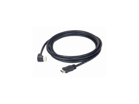 Kabel HDMI-HDMI v2.0 3D TV High Speed Ethernet 3M kątowy 90'' (pozłacane końcówki) Kabel HDMI-HDMI v2.0 3D TV High Speed Ethernet 3M kątowy 90'' (pozłacane końcówki)