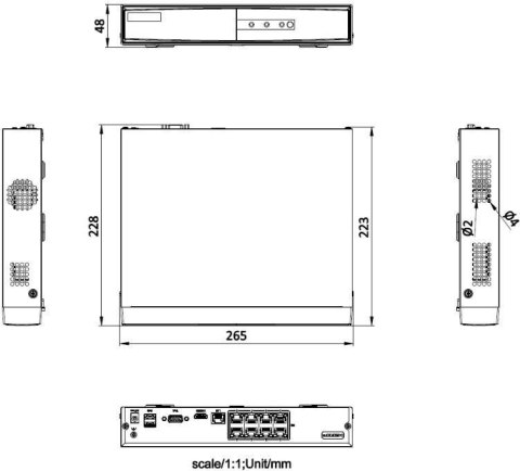 REJESTRATOR IP HIKVISION DS-7108NI-Q1/8P/M(STD)(D) PL REJESTRATOR IP HIKVISION DS-7108NI-Q1/8P/M(STD)(D) PL