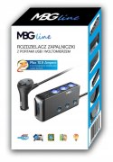Rozdzielacz gniazda zapalniczki MBG Line HC67C Rozdzielacz gniazda zapalniczki MBG Line HC67C
