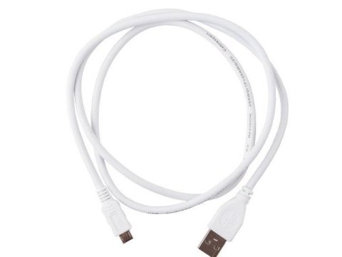 Kabel USB Micro AM-MBM5P 1m White Kabel USB Micro AM-MBM5P 1m White