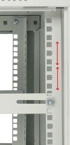 Szafka wisząca rack 6U 600x450 szara z metalowymi drzwiami Szafka wisząca rack 6U 600x450 szara z metalowymi drzwiami