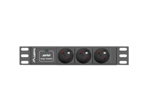 Listwa zasilająca Rack PDU 10 cali 1U 3x PL 2m 16A 230V PL czarna Listwa zasilająca Rack PDU 10 cali 1U 3x PL 2m 16A 230V PL czarna
