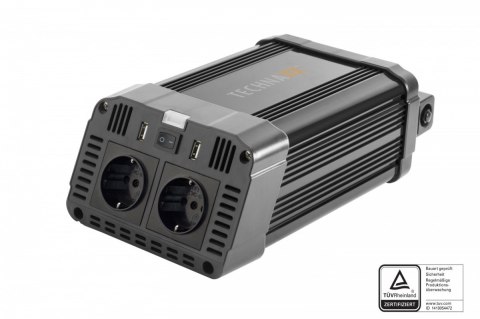 TE16 Przetwornica (falownik) o mocy ciągłej 1.200W (2x VAC 230V / 2x USB) TE16 Przetwornica (falownik) o mocy ciągłej 1.200W (2x VAC 230V / 2x USB)