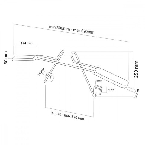 Samochodowy Wieszak Na Ubrania MC-870 Samochodowy Wieszak Na Ubrania MC-870