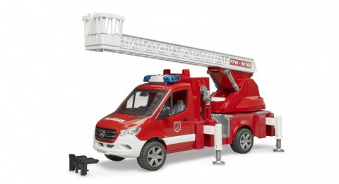 Wóz strażacki Mercedes Benz Sprinter z drabiną i światłami Wóz strażacki Mercedes Benz Sprinter z drabiną i światłami
