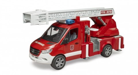 Wóz strażacki Mercedes Benz Sprinter z drabiną i światłami Wóz strażacki Mercedes Benz Sprinter z drabiną i światłami