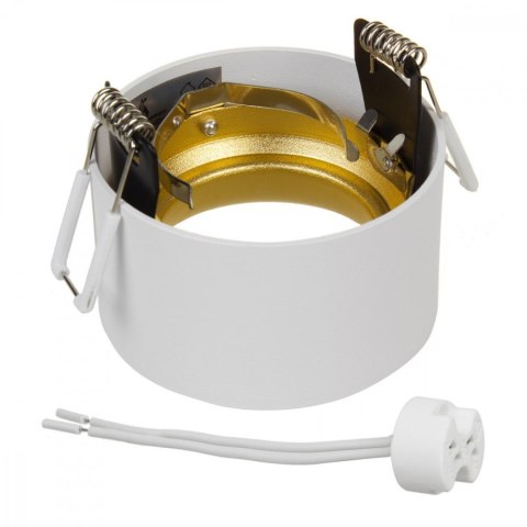 Oprawa podtynkowa tuba GU5.3 MCE457 W/G Biało-złota Oprawa podtynkowa tuba GU5.3 MCE457 W/G Biało-złota