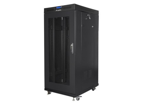 Szafa instalacyjna RACK stojąca 19 15U 800X1000 czarna drzwi perforowane LCD( FLAT PACK) Szafa instalacyjna RACK stojąca 19 15U 800X1000 czarna drzwi perforowane LCD( FLAT PACK)