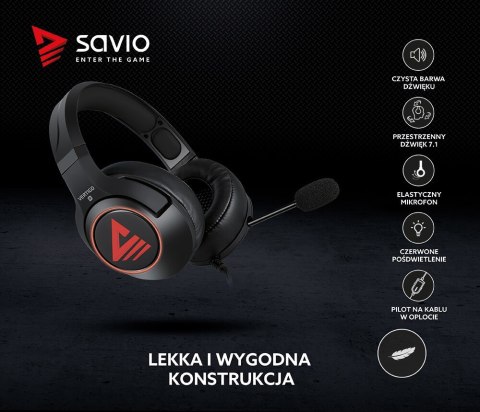 Słuchawki gamingowe z mikrofonem Vertigo Słuchawki gamingowe z mikrofonem Vertigo