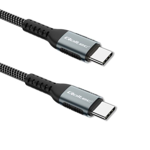 Kabel USB 2.0 typ C | USB 2.0 typ C 100W | QC 3.0 | PD | 1m | Czarny Kabel USB 2.0 typ C | USB 2.0 typ C 100W | QC 3.0 | PD | 1m | Czarny
