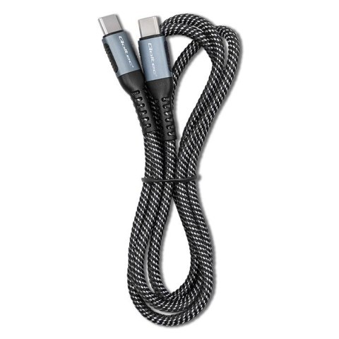 Kabel USB 2.0 typ C | USB 2.0 typ C 100W | QC 3.0 | PD | 1m | Czarny Kabel USB 2.0 typ C | USB 2.0 typ C 100W | QC 3.0 | PD | 1m | Czarny