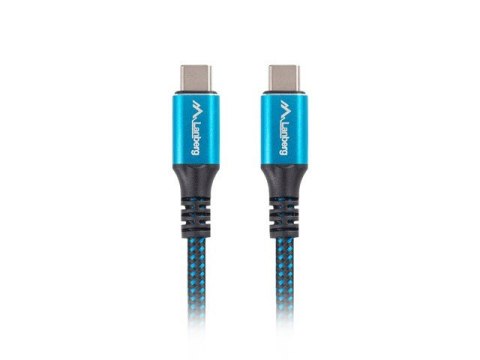 Kabel USB-C M/M USB4 0.5m 100W 8K 60HZ czarno-niebieski Kabel USB-C M/M USB4 0.5m 100W 8K 60HZ czarno-niebieski