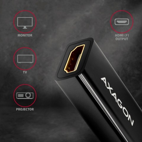 RVD-HI14N Adapter aktywny Displayport -> HDMI 1,4, 4K/30Hz, kabel 18cm RVD-HI14N Adapter aktywny Displayport -> HDMI 1,4, 4K/30Hz, kabel 18cm