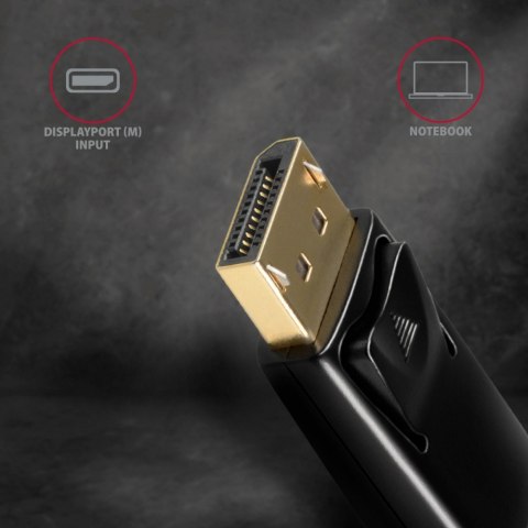 RVD-HI14N Adapter aktywny Displayport -> HDMI 1,4, 4K/30Hz, kabel 18cm RVD-HI14N Adapter aktywny Displayport -> HDMI 1,4, 4K/30Hz, kabel 18cm