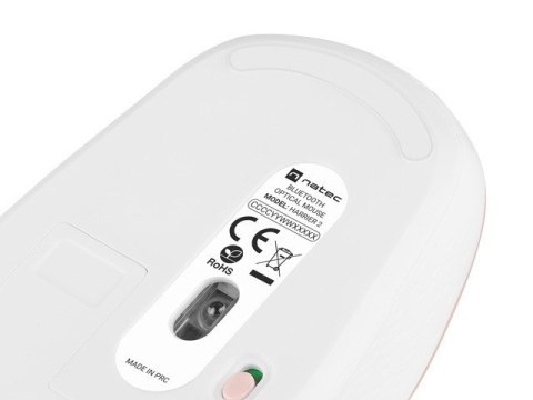 Mysz bezprzewodowa Harrier 2 Bluetooth 5.1 biało-różowa Mysz bezprzewodowa Harrier 2 Bluetooth 5.1 biało-różowa