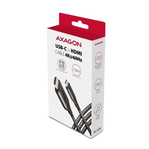 RVC-HI2MC Adapter aktywny USB-C -> HDMI 2.0 4K/60Hz Aluminum, 1.8m kabel RVC-HI2MC Adapter aktywny USB-C -> HDMI 2.0 4K/60Hz Aluminum, 1.8m kabel