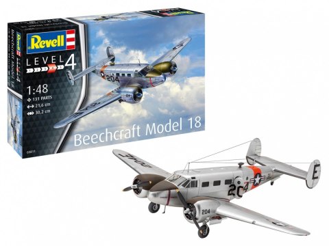 Model plastikowy Samolot Beechcraft model 18 1/48 Model plastikowy Samolot Beechcraft model 18 1/48