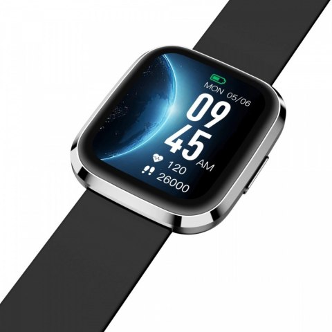 Smartwatch GRC Style Srebrno-czarny Smartwatch GRC Style Srebrno-czarny